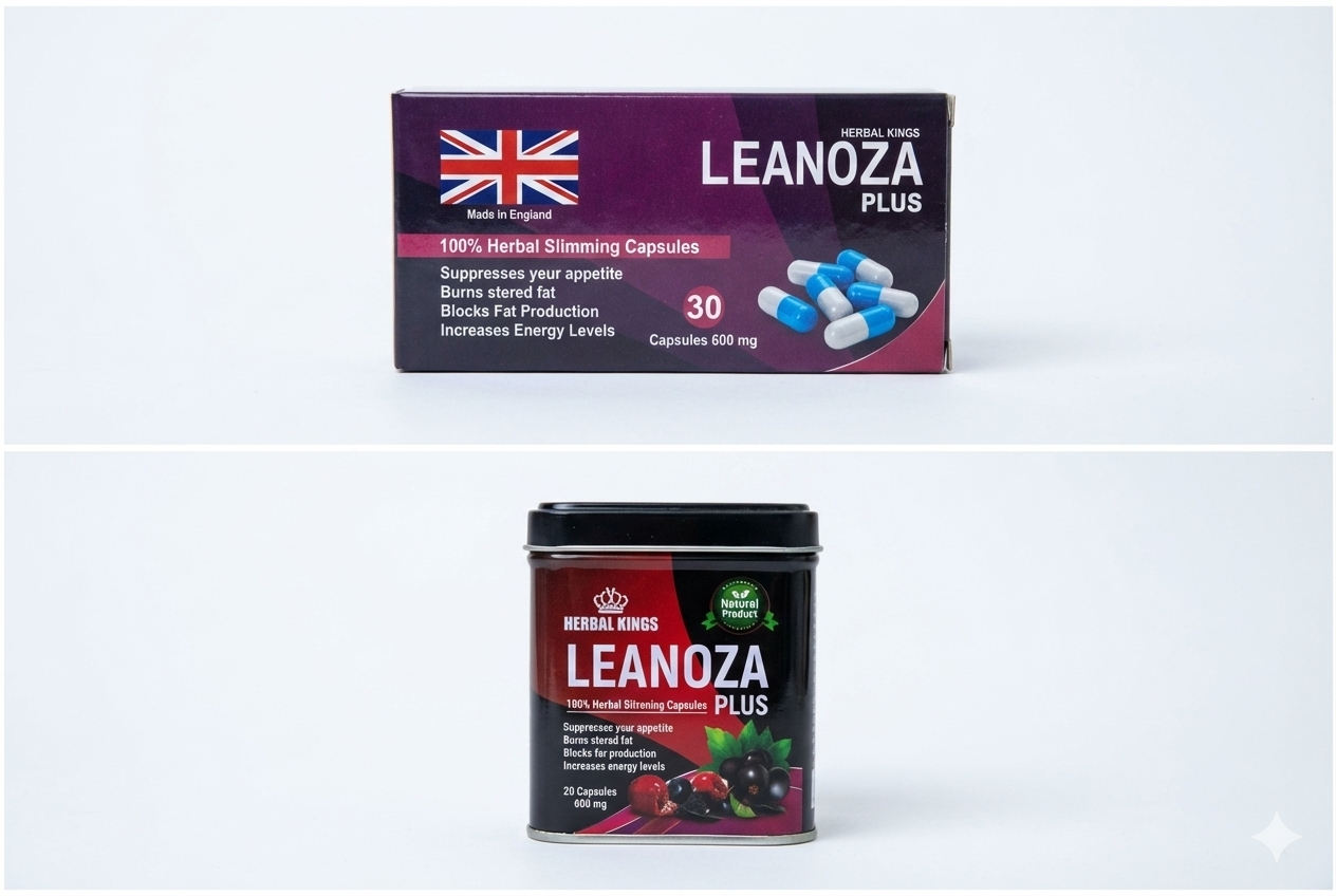 LEANOZA PLUS – 100% Natural Herbal Slimming Capsules (Made in England)