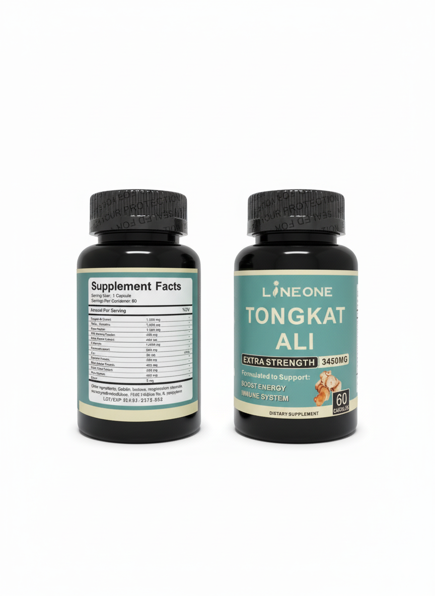 🌿 LINEONE - Tongkat Ali Extra Strength 3450MG (60 Capsules)