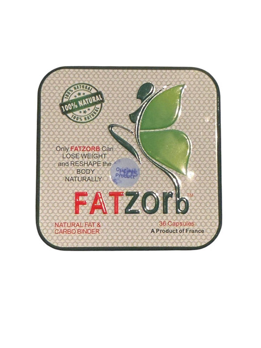 🌿 FATZORB™ - Natural Fat & Carbo Binder (36 Capsules)