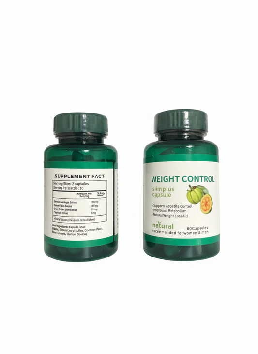 🥝 WEIGHT CONTROL Slim Plus Capsule - Supports Appetite Control (60 Capsules)