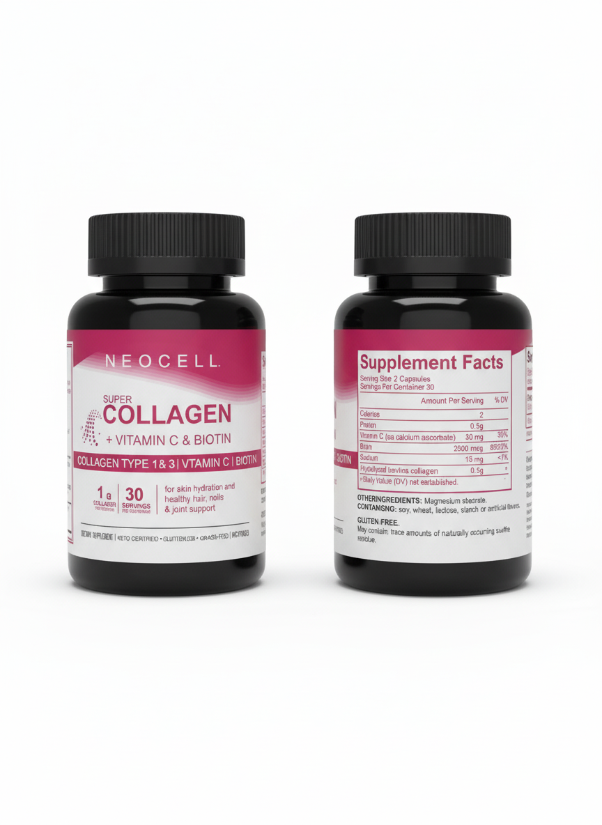🌸 NEOCELL Super Collagen + Vitamin C & Biotin (30 Servings)