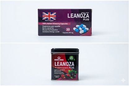 LEANOZA PLUS – 100% Natural Herbal Slimming Capsules (Made in England)